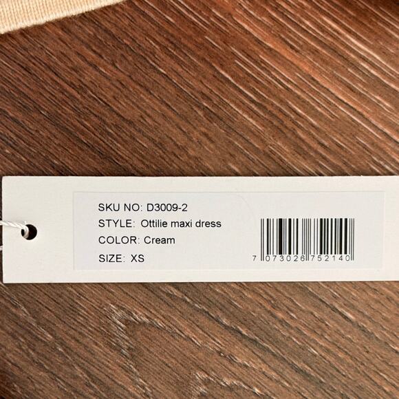 Love Lolita‎ NEW XS Ottilie Maxi Dress Cream Cut Out Romantic Dreamy Soft - Picture 8 of 8